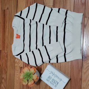 Joe Fresh B&W stripe sweater